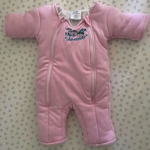 Baby Merlin Magic Sleepsuit - 3-6M - Pink